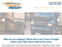 Tablet Screenshot of coveritfreight.com